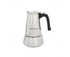 Tognana Riflex Induction Espressokocher 6 Tassen, Edelstahl, Silber