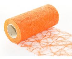 25 m x 20 cm Sizoweb® Vlies Original Tischband Tischläufer orange für Hochzeit und besondere Anlässe