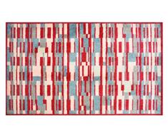 LifeStyle-Mat Designer Fussmatte Haustür – Fussmatten rutschfest und waschbar – Schmutzfangmatte/Fussabstreifer – BUNT 67x110cm