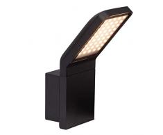 Brilliant Panel LED Außenwandleuchte spritzwassergeschützt schwarz 600 Lumen, LED integriert
