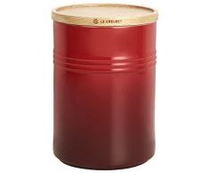 LE CREUSET VORRATSDOSE Gross KIRSCHROT, Gusseisen, Rot, One Size