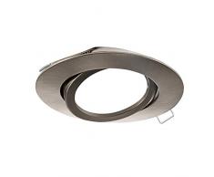 EGLO Einbauleuchte, Aluguss, 50 W, nickel-matt