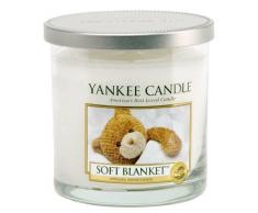 Yankee Candle âSoft Blanketâ Stumpenkerze, weiÃ, Klein
