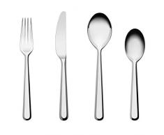 Alessi BG02S24 Besteckset 24-teilig, Silber