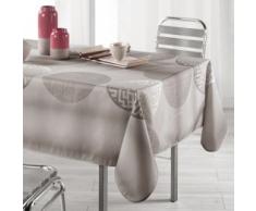 LHarmonie Du Decor - 1721370, Tischdecke Rechteckige , 150 X 240 Cm , Kosmo , Polyester Bedruckt , Beige