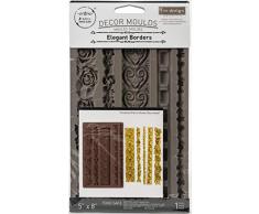 PRIMA MARKETING INC 637163 Edel BRDRS Backform für Neugestaltung, 5 x 8 cm, Elegante Bordüre, Einheitsgröße