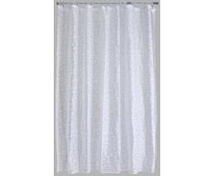 AQUALONA Duschvorhang, 100% PEVA, wasserabweisend, schimmelresistent, weiche Lackierung mit beschwertem Saum, 180 x 180 cm, Weiß