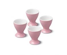 WM Bartleet & Sons 1750 TSET97 Eierbecher, traditionelles Porzellan, 4 Stück, Rosa