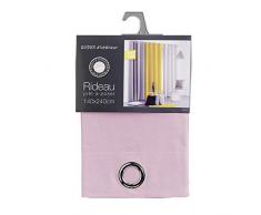 Douceur d Intérieur Panama Ösenschal, Baumwolle, Dragée, 140 x 280 cm