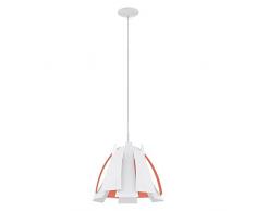 EGLO 92796 Pendelleuchte, Metall, E27, orange