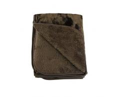 Amago Wohn- und Kuscheldecke, Cashmere-Feeling, Schoko, 130 x 170 cm, 40024-72-1317
