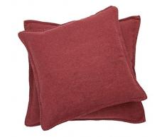 David Fussenegger Sylt Kissenhülle, Baumwolle, Barolo, 50x50 cm, 2