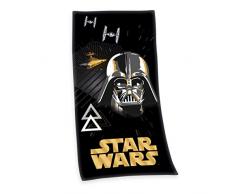 Herding STAR WARS Badetuch, 150 x 75 cm, Baumwolle, Schwarz
