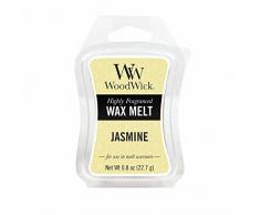 Woodwick Feige Duftwachs zum Schmelzen, 22.7 g, Glas, Violett/weiß, 7.1 x 19.2 x 1.5 cm