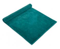 möve Bamboo Luxe Badteppich 60 x 60 cm aus 50 % Baumwolle / 50 % Viskose aus Bambus-Zellstoff, ocean