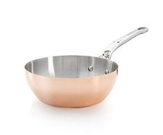 DE BUYER Sauteuse, Edelstahl, braun, 20 cm