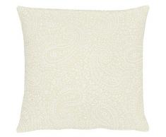 APELT 7907 39X39 20 Kissen gefüllt, Polyester, cremeweiß