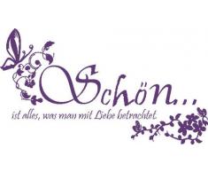 INDIGOS 4051719342857 Wandtattoo, Vinyl, violett, 60 x 10 x 10 cm