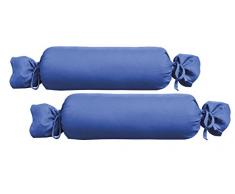 biberna 0077144/287/212 Kissenbezug, Baumwolle, saphir, 2x 15x40 cm