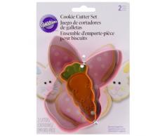 Wilton 2-teilig, Hase und Karotte, Ausstechform