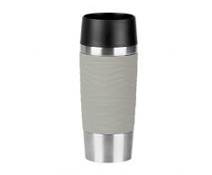 Emsa N2010800 Travel Mug Waves, 0,36 L PA. Grau