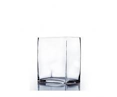 WGV Glasvase, rechteckig, 10 x 15 x 20 cm, transparent