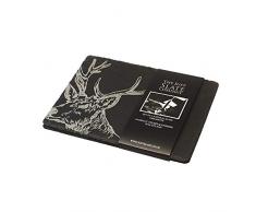 Just Slate Platzsets, Hirsch, 42 x 15 cm, Schwarz, 2 Stück