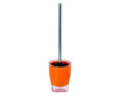 MSV Bad Serie Tahiti WC Bürste Toilettenbürste Klobürste WC Garnitur aus Acryl Orange