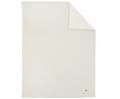 Hochwertige s.Oliver Kuscheldecke / Wohndecke / Wolldecke / Tagesdecke / Felldecke Artikel 3690 Farbe 300 natur 150 x 200 cm