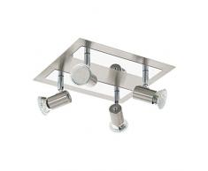 Eglo ROTTELO Spot, Stahl, GU10, 5 W, nickel-matt, chrom