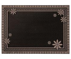 CarFashion 270790 Outdoor PUR DuraClean RFL18 Design Fussmatte, TPE-VC 100% Nachhaltig Bronce-Metallic 8601 78 x 55 cm