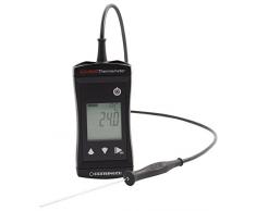 GHM Greisinger 611636 Gourmet-Thermometer, Backthermometer, Bratenthermometer, Grillthermometer, Kunststoff, Schwarz, 12 x 5 x 4 cm