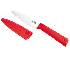 KUHN RIKON 28073 Colori+ Classic rot Rüstmesser Gemüsemesser Küchenmesser, Kunststoff, 19.5 x 3 x 1.7 cm