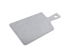 koziol Schneidebrett Snap 2.0, Kunststoff, organic grey, 49.2 x 27.8 x 0.8 cm