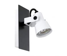EGLO TRILLO Spot, Stahl, Wandleuchte, 5 W, weiss, schwarz