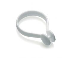 Croydex, Vorhangringe für Duschvorhänge, 12 St, Weiß