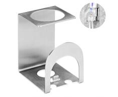 Linkidea Zahnbürstenhalter, Wandmontage, Aufhänger, Zahnbürstenständer mit 3 m selbstklebendem Edelstahl, Zahnbürstenhalter für Dusche, Badezimmer, Aufbewahrung, Organizer, ohne Bohren, Wandhalterung