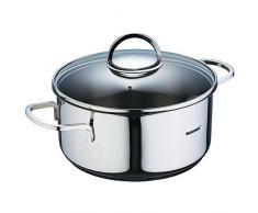 Bergner Classic Kochtopf, Edelstahl, Chrom, 26 cm