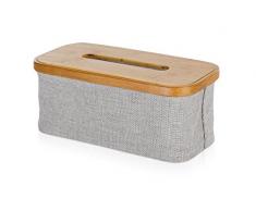 Möve Bamboo Kosmetiktuchbox, grau, 30 x 15 x 12 cm