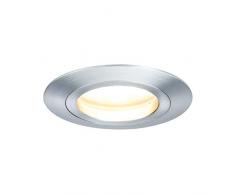Paulmann 928.25 Premium EBL Set Coin dimmbar satiniert rund starr LED 3x7W 2700K 230V 51mm Alu gedreht 92825 LED Spot Einbaustrahler Einbauleuchte