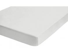 Biberna 77866/019/341 Jersey-Elastic Spannbetttuch / 140 x 200 cm - 160 x 220 cm / Farbe: grau