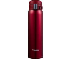 ZOJIRUSHI Thermoskanne Getränke, Edelstahl, Rot, 6.5 x 7 x 25 cm