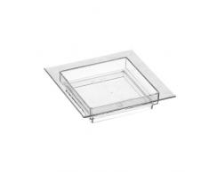 PAPSTAR 11208 50 Fingerfood Teller 7 x 7 cm glasklar