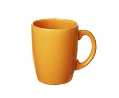 Excelsa Trendy Tasse aus Keramik, Maße: 8 x 11 x 11 cm, arancione