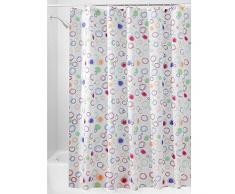 InterDesign Doodle Duschvorhang | Vorhang für Badewanne und Dusche in 180,0 cm x 200,0 cm | Bad Duschvorhang mit grafischem Muster| Polyester bunt