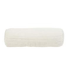 Gözze Kissenrolle in Cord Optik, 70 x 22 cm, Wollweiß, 40067-00-070022