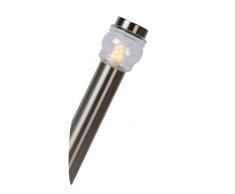 Lucide MIRANE - Wandleuchte Außen - Ø 9 cm - E14 - IP44 - Chrom Matt