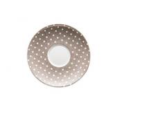 Hutschenreuther Taupe Ø 12 cm Espresso-Untertasse, Porzellan, Grau, 12 x 12 x 1.5 cm