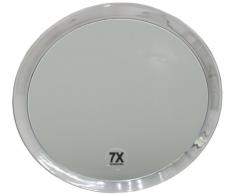 Make Up Spiegel mit 7-fach Vergrößerung, Runder Badezimmer Schminkspiegel 23cm groß mit Saugnapf, Acryl Makeup Spiegel für zuhause und unterwegs von Fantasia