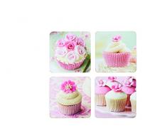 Kitchen Craft Cupcake Untersetzer Kork, laminiert